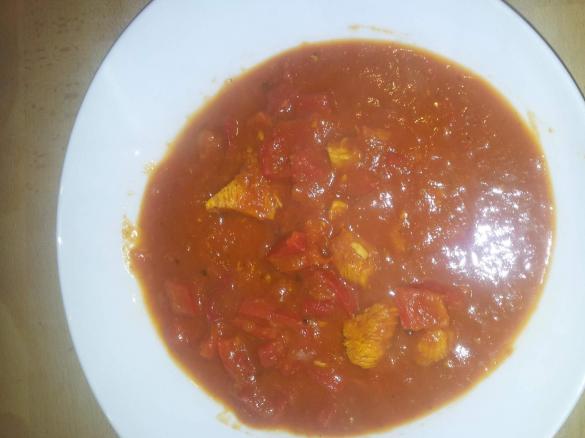 Currywurst mit Hühnchen