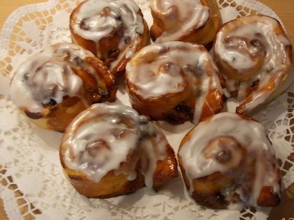 Rosinenschnecken - Rollkuchen