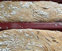 Ciabatta für die Backform