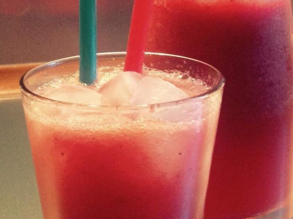 Erdbeer-Wassermelonen Limonade