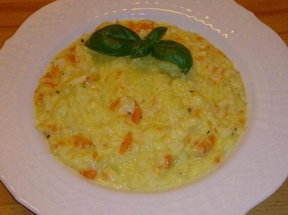 Norddeutsches Winterrisotto mit Schafkäse