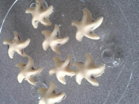 Pralinen - glühende Sternchen