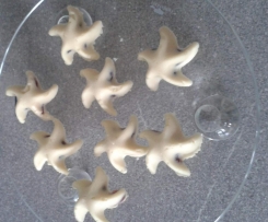 Pralinen - glühende Sternchen