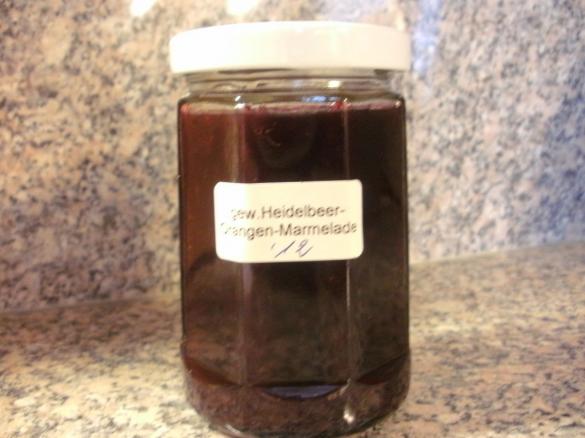 Heidelbeer - Orangen - Marmelade