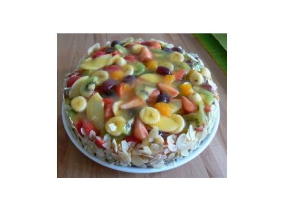 Bunte Obsttorte