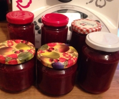 Bibis Sauerkirsch-Stachelbeer-Marmelade