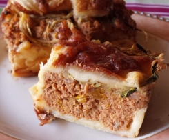 Hackbraten in Blätterteigmantel