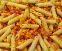 Kürbis-Penne-Auflauf