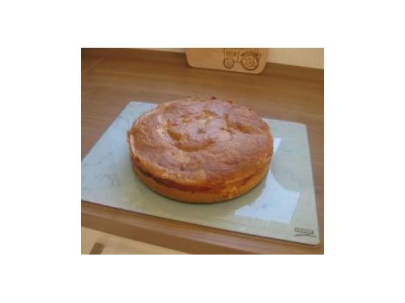 Apfelkuchen mit selbstgemachtem Kompott