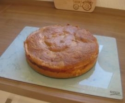 Apfelkuchen mit selbstgemachtem Kompott