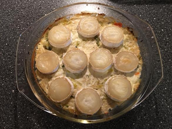 Sauerkrautauflauf mit Ziegenkäse