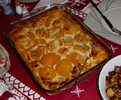 Medaillons mit Pfirsich in Gorgonzolasauce 