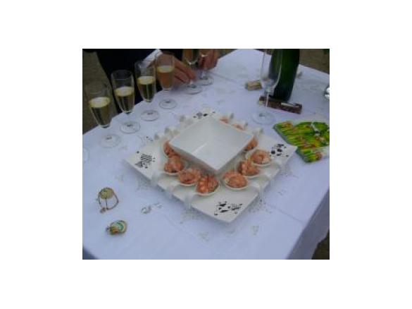 Amuses bouches  aus Wildräucherlachs