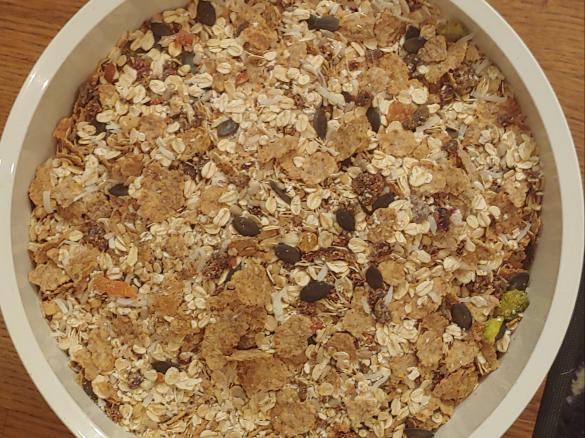 Müsli mit Trockenobst