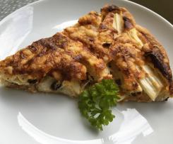 Quiche mit grünem Spargel