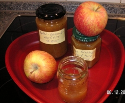 Apfel-Konfitüre mit weihnachtlichen Gewürzen
