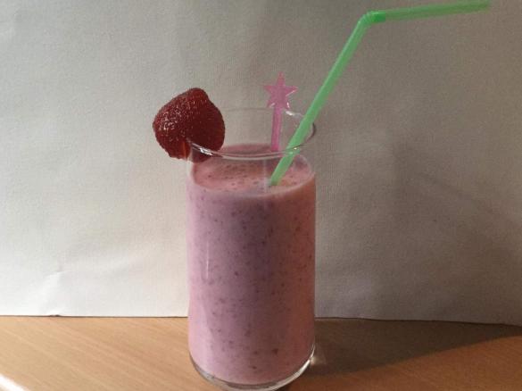 Erdbeer-Vanille Frappuchino