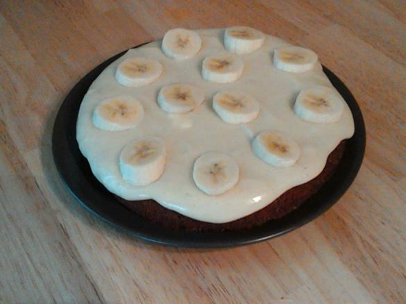 Bananenkuchen mit Topping