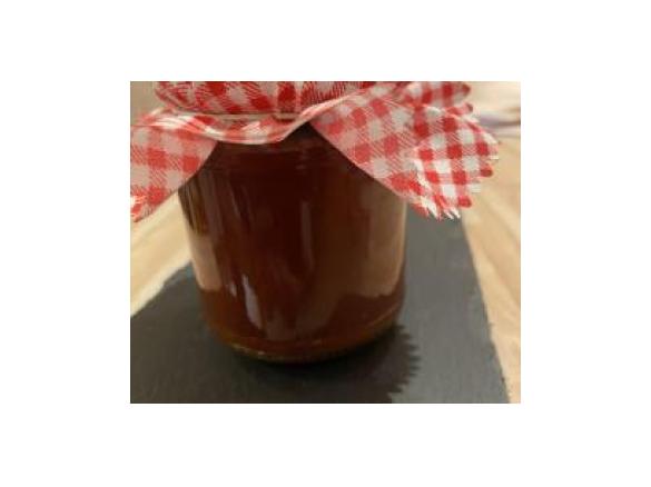 BBQ Sauce, mit Tomaten und Brombeeren