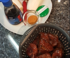 Gerrys fein mariniertes Schweinefilet im Dampf gegart