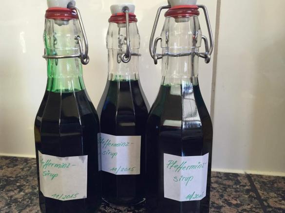 Pfefferminzsirup 