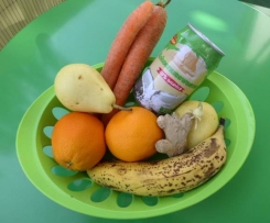 Birnen-Möhren-Orangen Smoothie