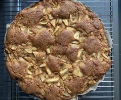 Apfelkuchen mit Haferflockenteig