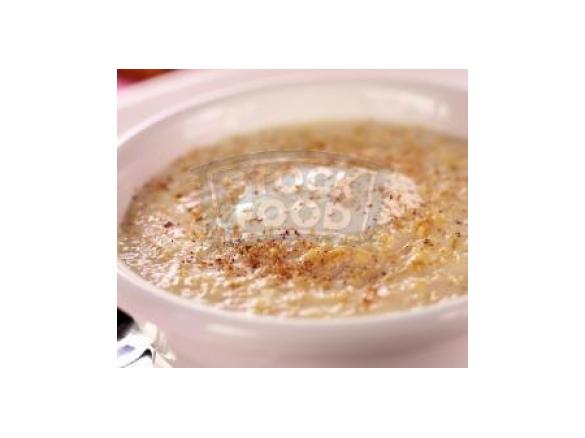 Haferschleim mit Obstbrei