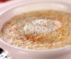 Haferschleim mit Obstbrei