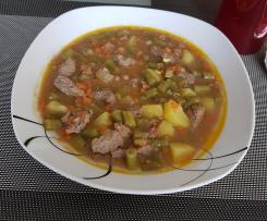 Bohnen-Rinder-Eintopf