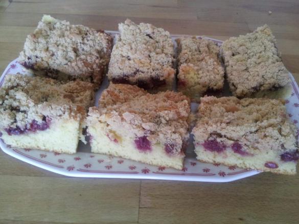 Der Beste Kirsch - Streuselkuchen; fluffig, fruchtig, wie vom Bäcker