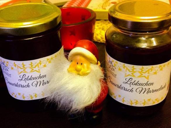 Lebkuchen Sauerkirsch Marmelade