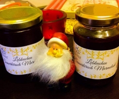 Lebkuchen Sauerkirsch Marmelade