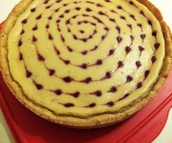 Himbeer-Herz-Käsekuchen