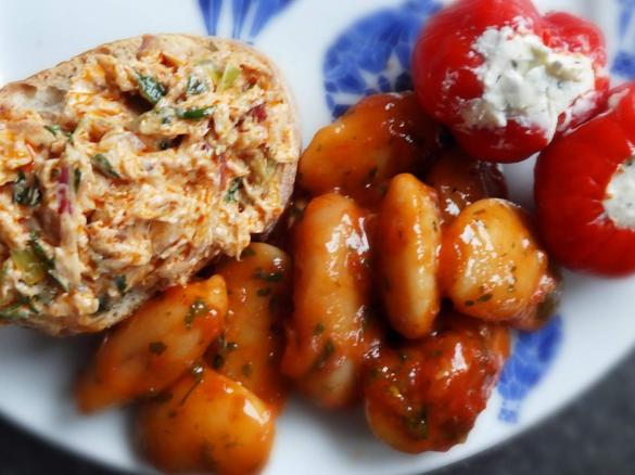 Griechische Vorspeisen Dreierlei