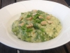 Risotto mit grünem Spargel und Gorgonzola