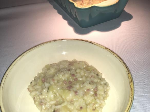 Risotto "Bauern Art" mit Kartoffeln und Speck