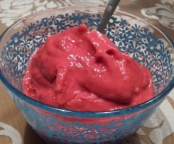 Himbeer-Kokos-Eis
