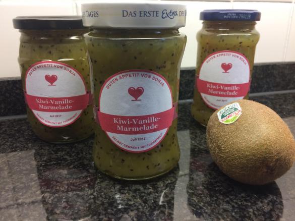 Kiwi Vanille Marmelade