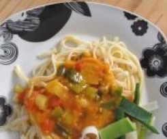 Tomaten-Porree-Sauce