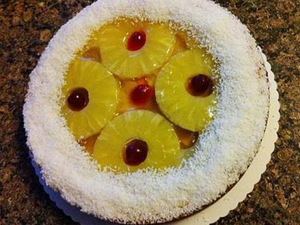 Käsekuchen mit Kokosmilch...