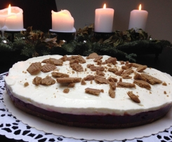 Spekulatius-Kirsch-Kuchen ohne Backen