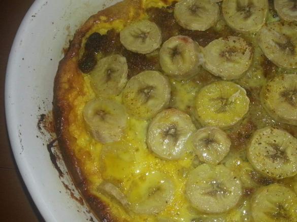 südafrikanischer Hackauflauf mit Bananen