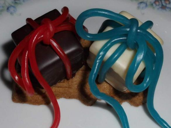 Dominostein-Geschenke  Mitbringsel