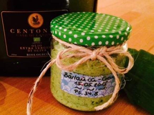 Bärlauch-Creme (zum Genießen, Mitbringen, Verschenken)