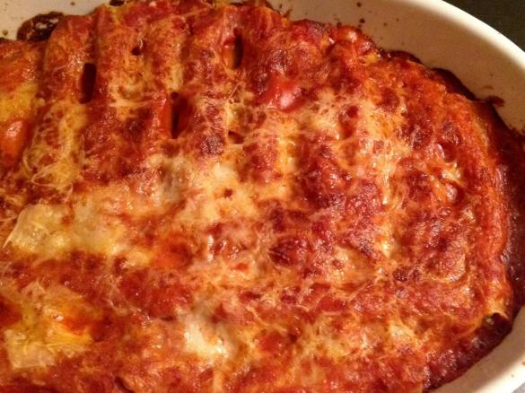 Cannelloni mit Auberginen-Zucchini-Füllung