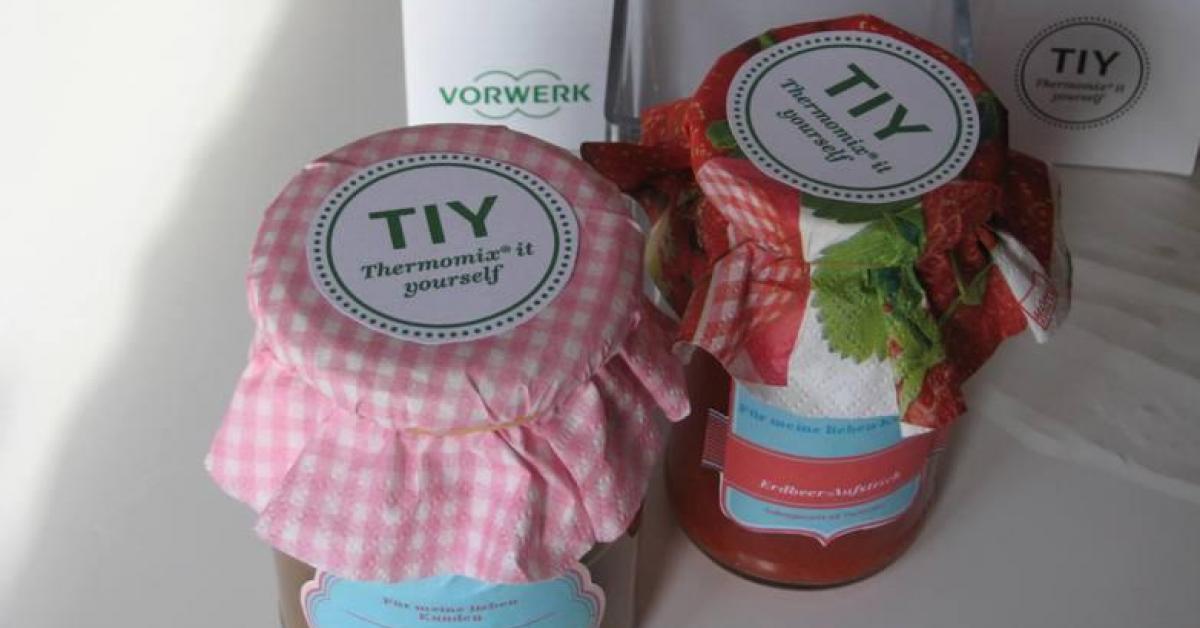 Rhababer-Bananen-Fruchtaufstrich von Tafelkleider. Ein Thermomix ...