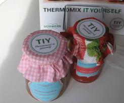 Rhababer-Bananen-Fruchtaufstrich