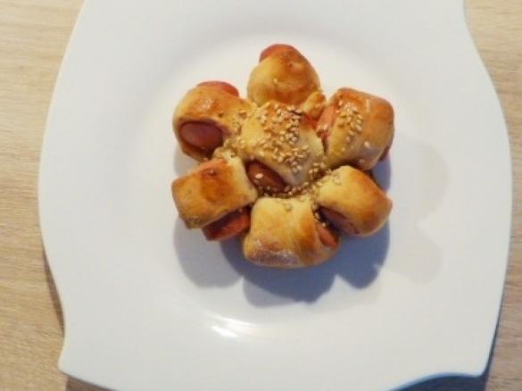 Würstchen-Blume "Mal eben so"