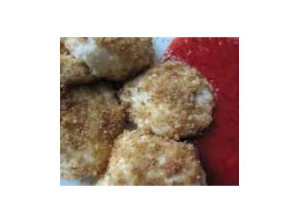 Quarknocken mit Erdbeersoße